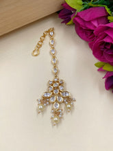 Traditional Delicate Polki Kundan Maang Tikka By Gehna Shop Maang Tikka